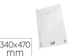 Pochette gpv bulles air kraft blanc 75g 340x470mm k boîte 50 unités