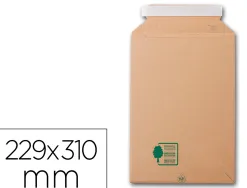 Pochette gpv carton à soufflets c4 229x310mm paquet 5 unités
