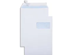 Pochette gpv économique blanche 90g c4 229x324mm fenêtre 50x110mm boîte 250 unités