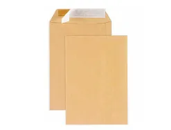 Pochette gpv dos carton 500g kraft blond 120g anti-pli c4 229x324mm boîte 100 unités