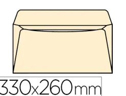 Pochette gpv dos carton 500g vélin blanc 120g anti-pli 24 260x330mm sachet 25 unités