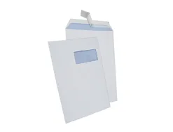 Pochette gpv everyday adhesi ve vélin blanc 90g c4 229x324mm fenêtre 50x100mm boîte 250 unités