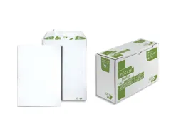Pochette gpv extra blanche recyclée 90g c4 229x324mm boîte 250 unités