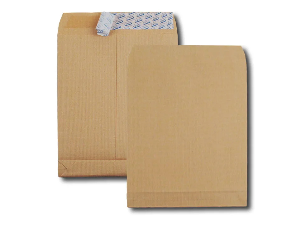 Pochette gpv kraft armé 120g c4 229x324mm soufflet 30mm boîte 250 unités