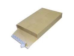 Pochette gpv kraft armé 120g e4 280x400mm soufflet 30mm boîte 250 unités