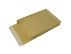 Pochette gpv kraft arme 120g 340x460mm soufflet 50mm paquet 50 unites