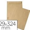 Pochette gpv kraft brun recycle 90g c4 229x324mm bande de protection fenetre 50x100mm boite 250 unites