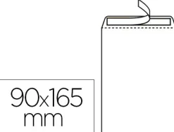 Pochette gpv kraft bulles air économique 90x165mm a coloris blanc 75g sachet 10 unités