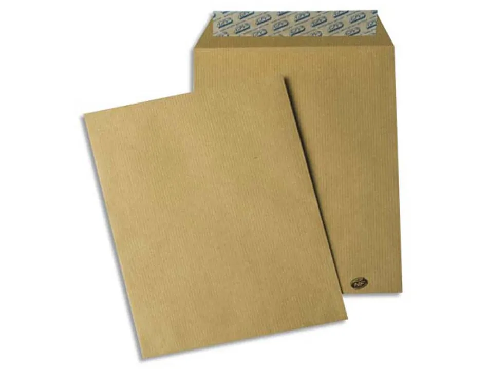 Pochette gpv kraft 85g b5 176x250mm sachet 50 unités