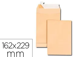 Pochette gpv kraft 120g c5 162x229mm soufflet 30mm boîte 250 unités