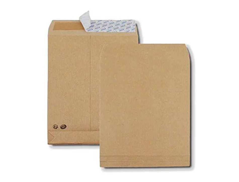 Pochette gpv kraft 120g c4 229x324mm soufflet 30mm anti-éclatement boîte 250 unités