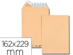 Pochette gpv kraft 90g c5 162x229mm boîte 500 unités