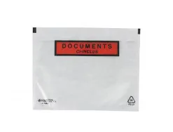 Pochette gpv polyéthylène adhésive 120x162mm transparente boîte 1000 unités