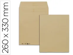Pochette kraft gpv autocollante économique 24 260x330mm 90g boîte 250 unités