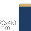Pochette kraft vergé 60g 240x90x410mm coloris bleu
