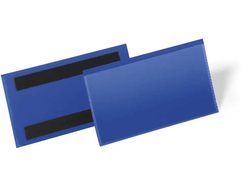 Pochette magnetique durable magnetique 150x67mm retail lot4 unites