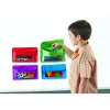 Pochette magnetique learning resources en nylon capacite 350g 23x14cm coloris assortis lot de 4