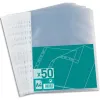 Pochette oxford polypropylène grainé perforée antistatique a4 210x297mm sachet 50 unités