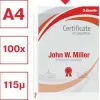 Pochette perforee esselte polypropylene graine 11/100e 30% recycle format a4 coloris transparent boite 100