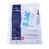 Pochette perforee exacompta a4 pp soufflet 25mm ouverture haut paquet 10 unites