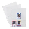 Pochette perforee viquel a4 pour cartes a collectionner incolore lot 10 unites