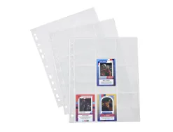 Pochette perforee viquel a4 pour cartes a collectionner incolore lot 10 unites