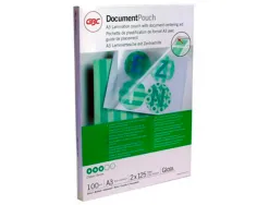 Pochette plastification esselte standard a4 125 microns de 100 unites