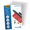 Pochette plastification fellowes à chaud polyester transparent résistant eau format a4 175 microns boîte 100 unités