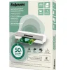 Pochette plastification fellowes brillante format a6 leger coloris transparent boite 100 unites