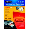 Pochette plastification fellowes à chaud polyester transparent résistant eau format a4 125 microns boîte 25 unités