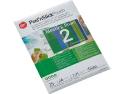Pochette plastification gbc peel'n stick a4 75 microns brillant boite 25 unites