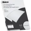 Pochette plastification ibico basics a4 125 microns coloris transparent boite 100 unites