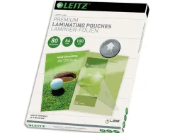 Pochette plastification leitz udt a4 80 microns coloris transparent boite 100 unites