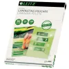 Pochette plastification leitz a4 80 microns coloris transparent boite 100 unites