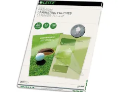 Pochette plastification leitz udt a3 80 microns coloris transparent boite 100 unites