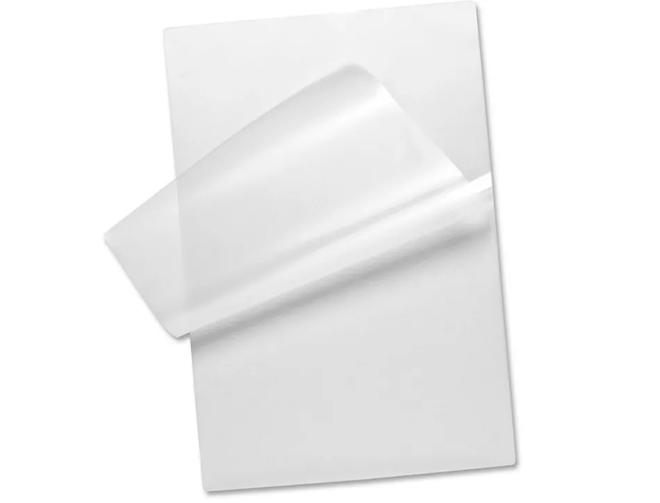 Pochette plastification q-connect à chaud économique format 90x60mm 200 microns boîte 100 unités