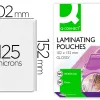 Pochette plastification q-connect à chaud économique format 102x152mm 125 microns boîte 100 unités
