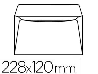 Pochette polyéthylène adhésive pac list documents 228x120mm papier dorsal kraft blanc siliconé 39g/m2 boîte 100 unités