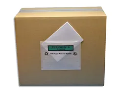 Pochette porte-document antalis dos auto-adhésif documents visibles et protégés résiste température 112x230mm 1000u