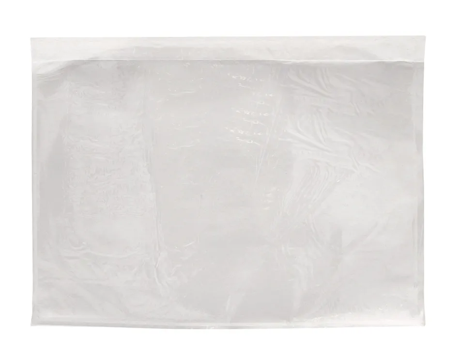 Pochette porte-documents q-connect auto-adhesive transparente 310x230mm paquet 100 unites