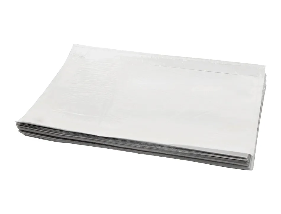 Pochette porte-documents q-connect auto-adhesive transparente 310x230mm paquet 100 unites