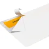 Pochette porte-documents q-connect 165x122mm auto-adhesive transparente texte francais allemand boite 100 unites