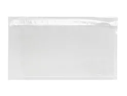 Pochette porte-documents q-connect auto-adhesive transparente 225x122mm paquet 100 unites