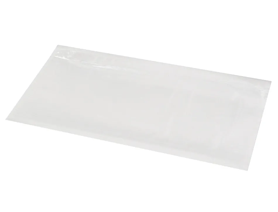 Pochette porte-documents q-connect auto-adhesive transparente 225x122mm paquet 100 unites