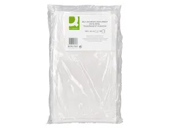 Pochette porte-documents q-connect auto-adhesive transparente 225x122mm paquet 100 unites