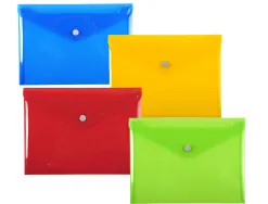 Pochette pression exacompta iderama pp a5 coloris assortis