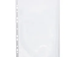 Pochette q-connect polypropylène 8/100e perforée ouverture angle antistatique a4 210x297mm sachet 25 unités
