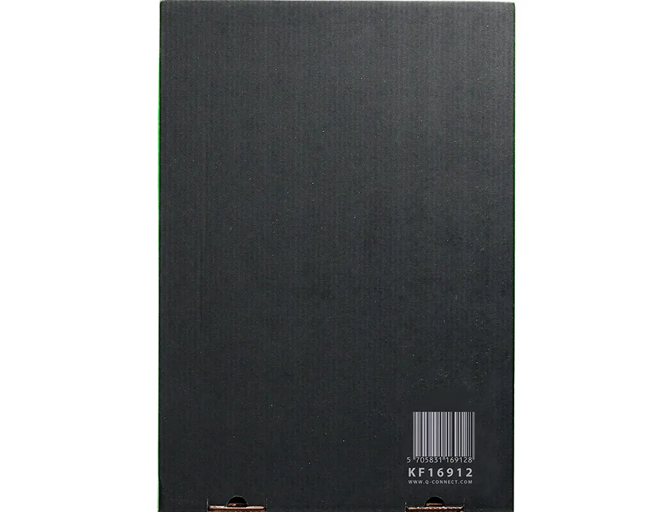Pochette q-connect polypropylene graine perforee folio 50 mc sachet 10 unites