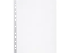 Pochette q-connect polypropylène grainé 5/100e eco perforée antistatique a4 210x297mm sachet 10 unités