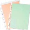 Pochette q-connect polyproylène lisse 5/100e perforée cristal antistatique a4 210x297mm sachet 100 unités